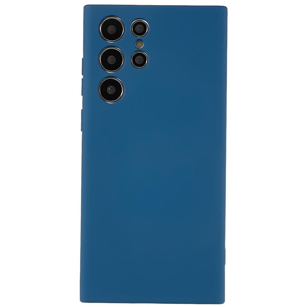 For Samsung Galaxy S24 Ultra Cover 2.0mm Solid Color TPU Shockproof Protective Phone Case