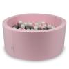 Dry Pool Powder Pink 90X40 With 300 Balls: Pearl, Gray, Light Pink