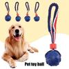 Dog Toy Ball Rubber Chew Toy for Dogs Durable Dog Chew Ball Toy for Chewers Fetch Ball for Medium Small Dogs Embossed Texture