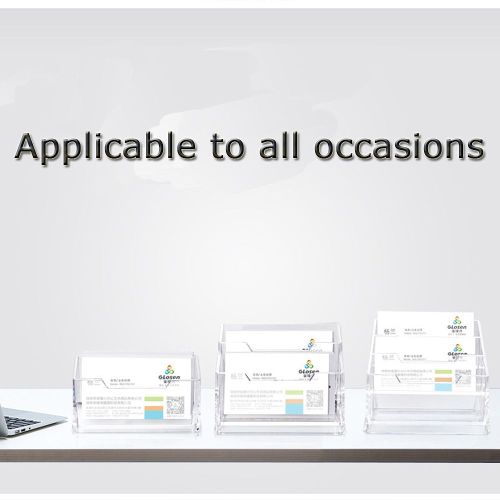 Desktop Decoration Cards Display Stand Card Display Shelf Business Card Container Name Card Rack