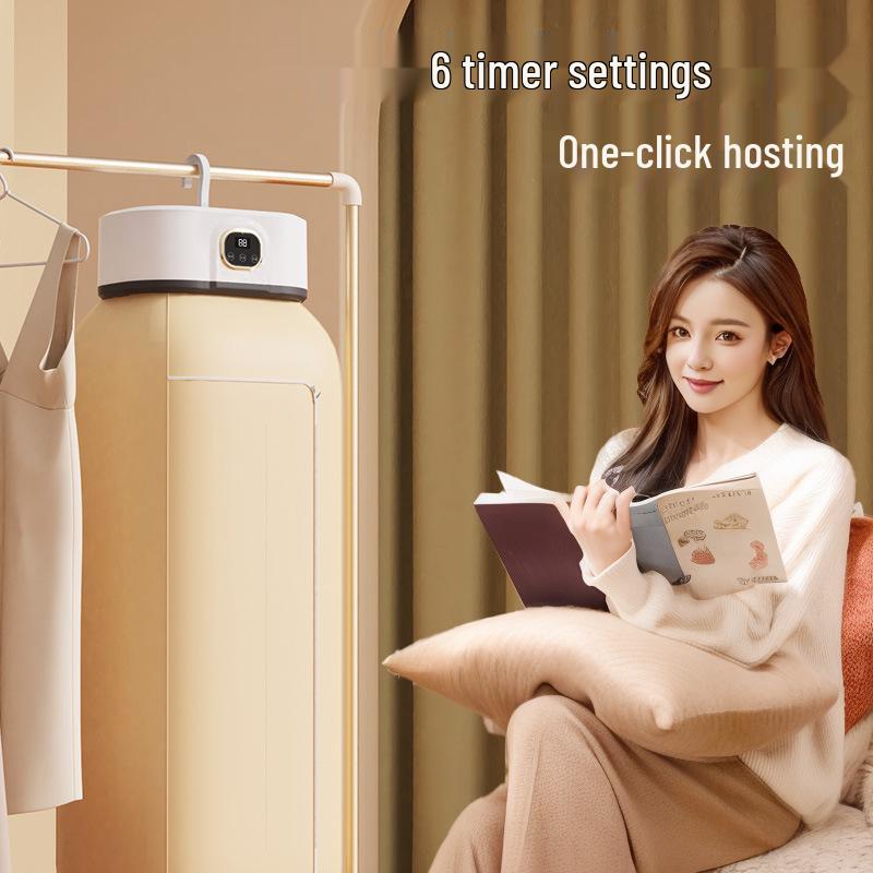 Foldable Mini Clothes Dryer for Quick Baby Clothes Sterilization - Compact Dormitory Dryer for Households US Standard белый