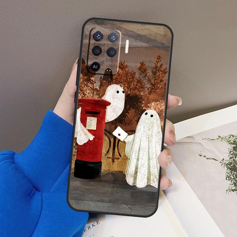 Ghosts Funny Case For Oppo A78 A38 A18 A98 A58 A60 A80 A40 A96 A76 A16 A94 A74 A54 A15 A17 A57 A77 A5 Pro