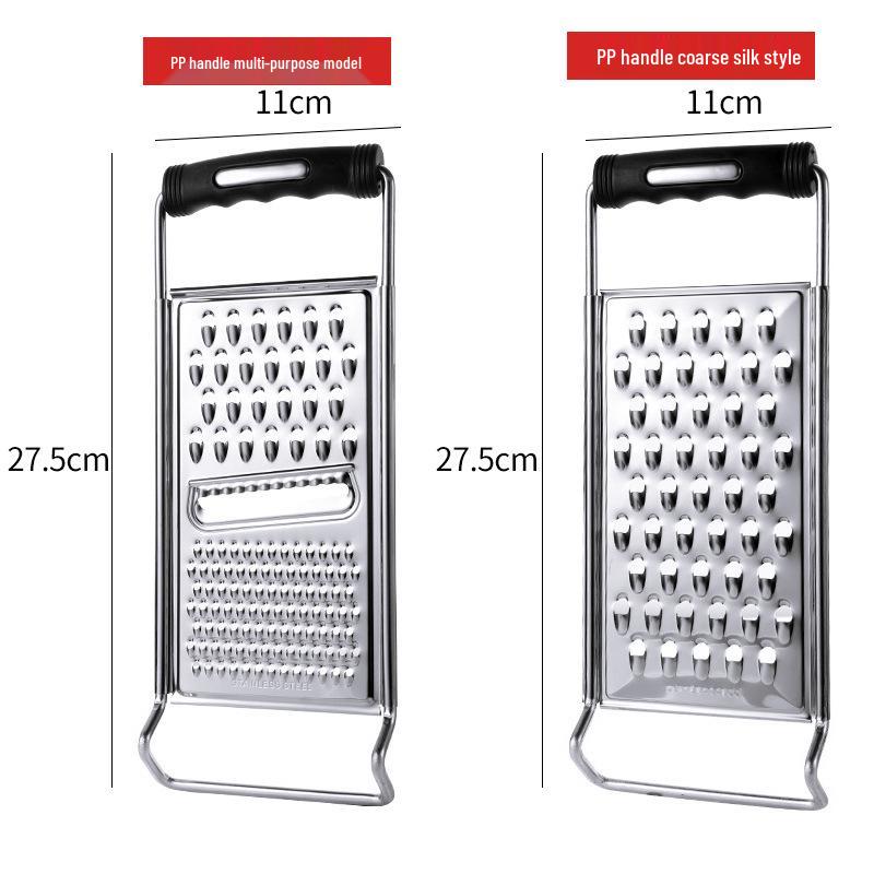 Stainless Steel Grater & Julienne Slicer for Potatoes, Fruits, and Baby Food Prep