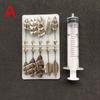 10 Pcs Pudding Nozzle +1 Syringe Tool 3D Jelly Flower Cake Jello Gelatin Art Tool Russia Nozzle DIY Cake Decorating Gadget