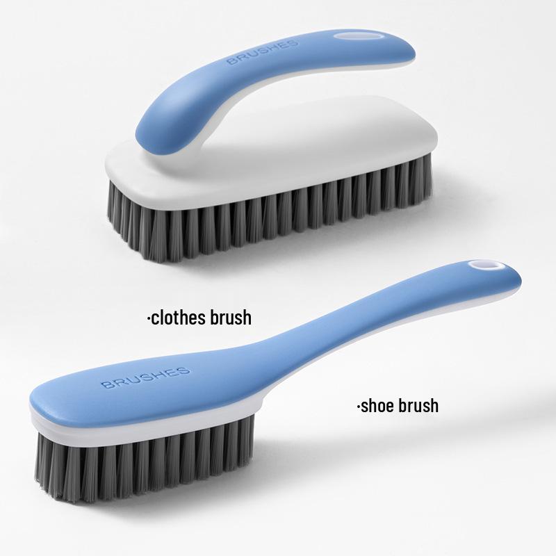 Shoe and Laundry Brush Set - Soft Bristle, High-Grade, Multi-Functional Cleaning Tool