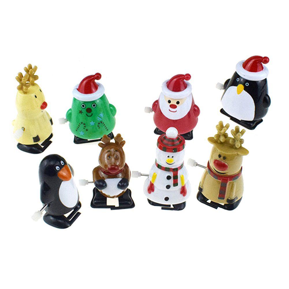 Exquisite Santa Clockwork Wind Up Toys For Kids Christmas Party Bag Stocking Fillers