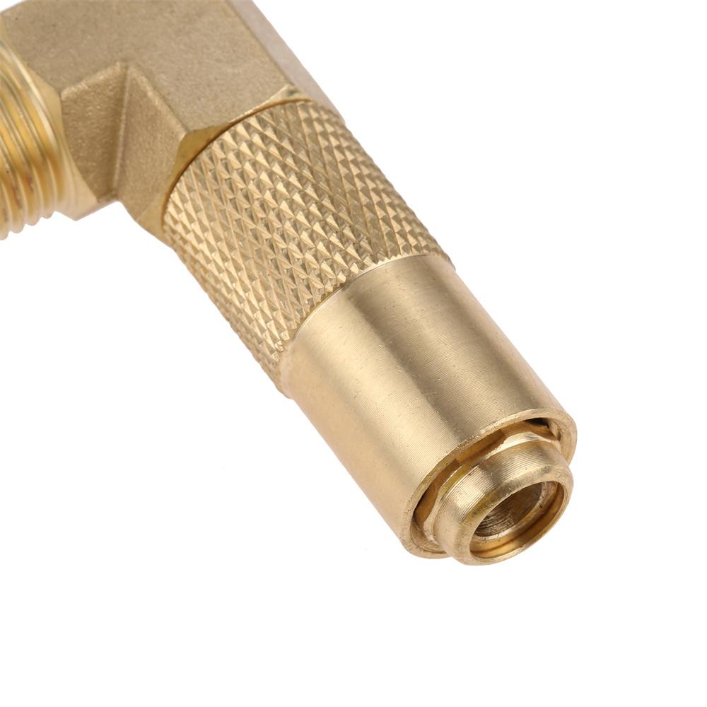 Low Pressure 3/8" Male Flare Propane Elbow Adapter For 17'' and 22''