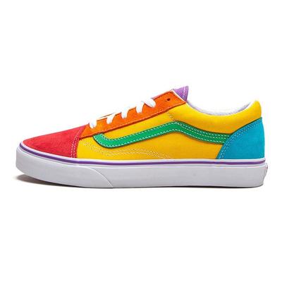 (GS) Old Skool 'Rainbow Colorblock' Kids' VN0A4UHZ2JD