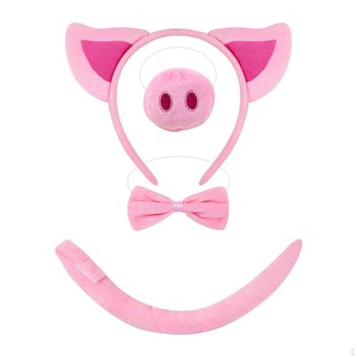 Pig Costume Ensemble Headgear for Carnival Events And Halloween Shows