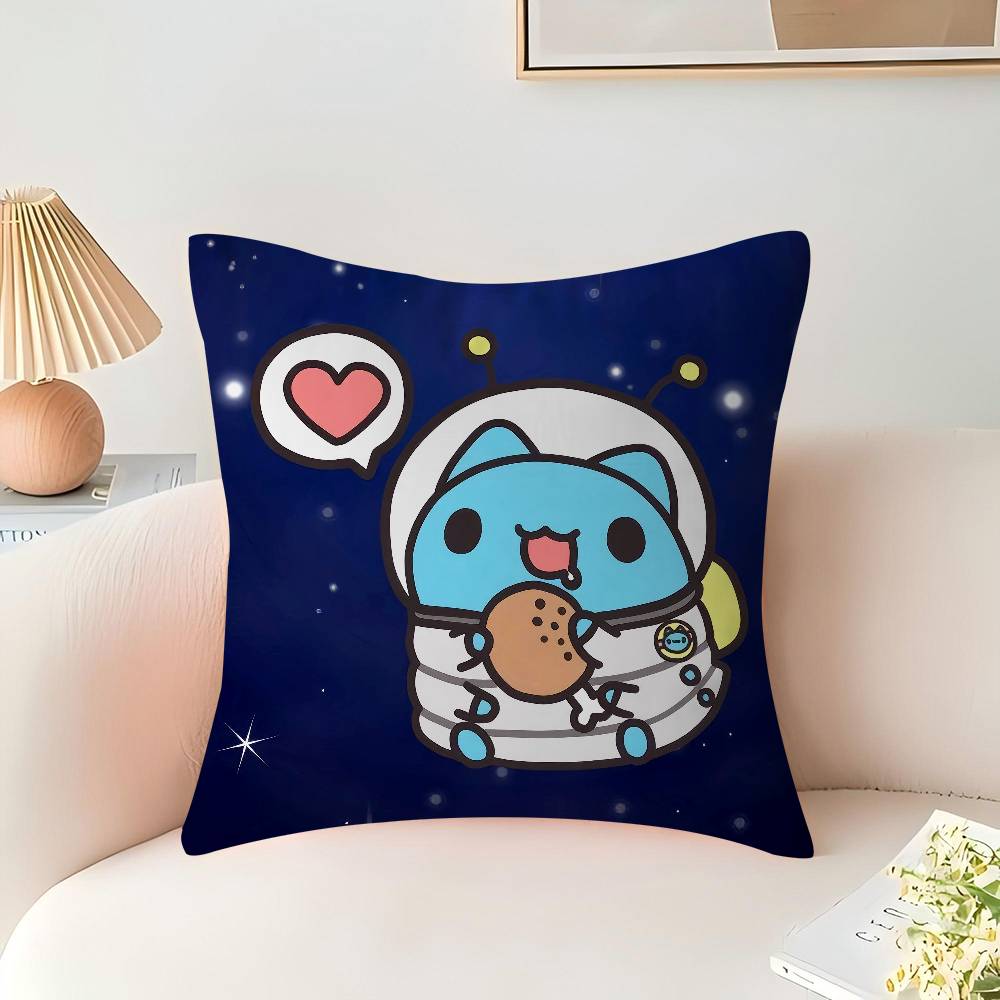 B-Bugcat Capoo Stitch Polštářový povlak Šťastný drak Potah na polštář na pohovku Domácí dekorace do pokoje Dětský dárek