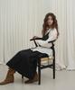 MARROT Cotton String Midi Skirt_Black