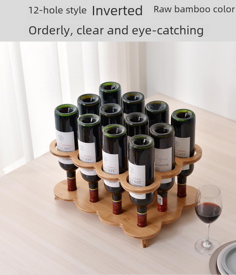 Xiao Zhujiang Europäischer Stil Arbeitsplatten-Weinregal mit Gitterornamenten