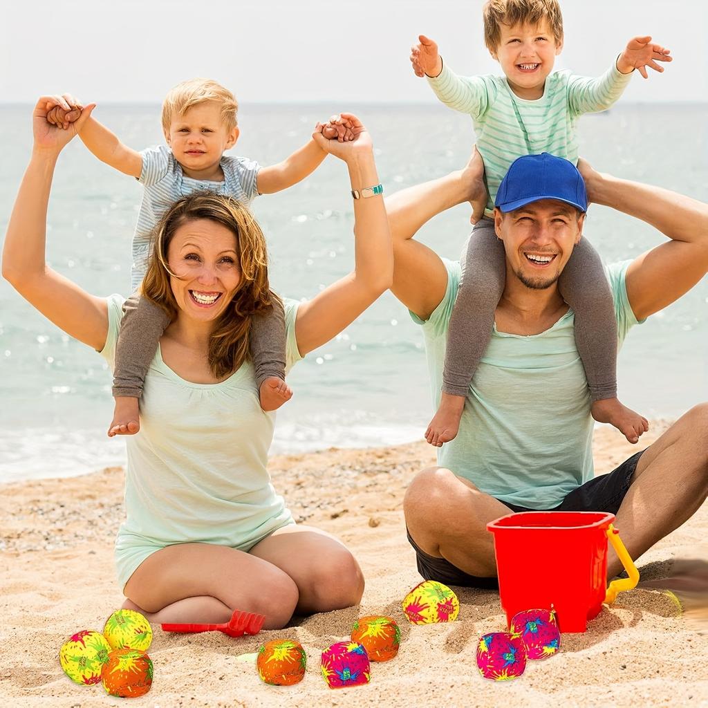 10pcs Splash Water Balls, Pool Cool Down Water Balls, Suitable for Beach and Outdoor Play, Random Colors