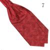 Men's Classic Colorful Silky Satin Wedding Banquet Necktie Cravat Ascot Tie
