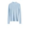 Women's Thick Warm 100% Pure Cashmere Short Slim Fit Half Turtleneck Sweater - Perfect Layering Piece