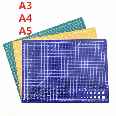 A3 A4 A5 PVC Schneidematte Schneidebrett Werkbank Patchwork Nähen Manuell DIY Gravur Doppelseitige Unterlage Lederhandwerkzeug