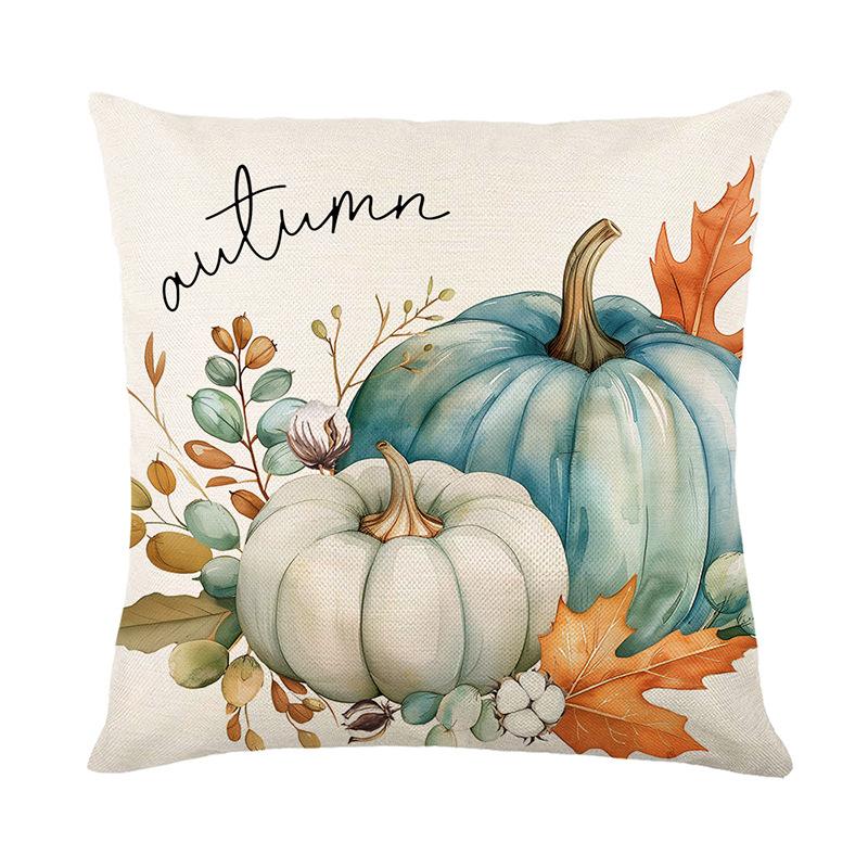 

Желтый кленовый лист тыква наволочка льняной набивной домашний чехол для дивана гостиная спальня подушка 45*45cm JYM462-4