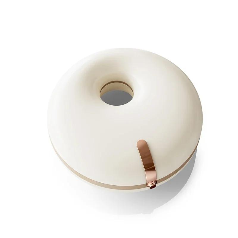 Portable donut shaped braces storage box, integrated box for storing and cleaning tools for invisible orthodontic appliances