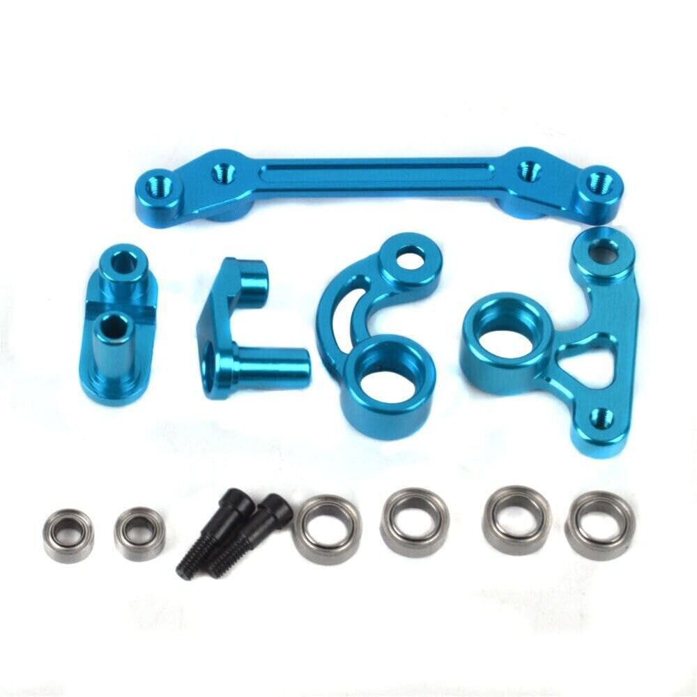 

JOYSOG RC Steering Kit for Tamiya 1/10 M05, M06, M-05pro, and M-06pro RC Models, Aluminum Steering Assembly, Steering Knuckle Upgrade Parts