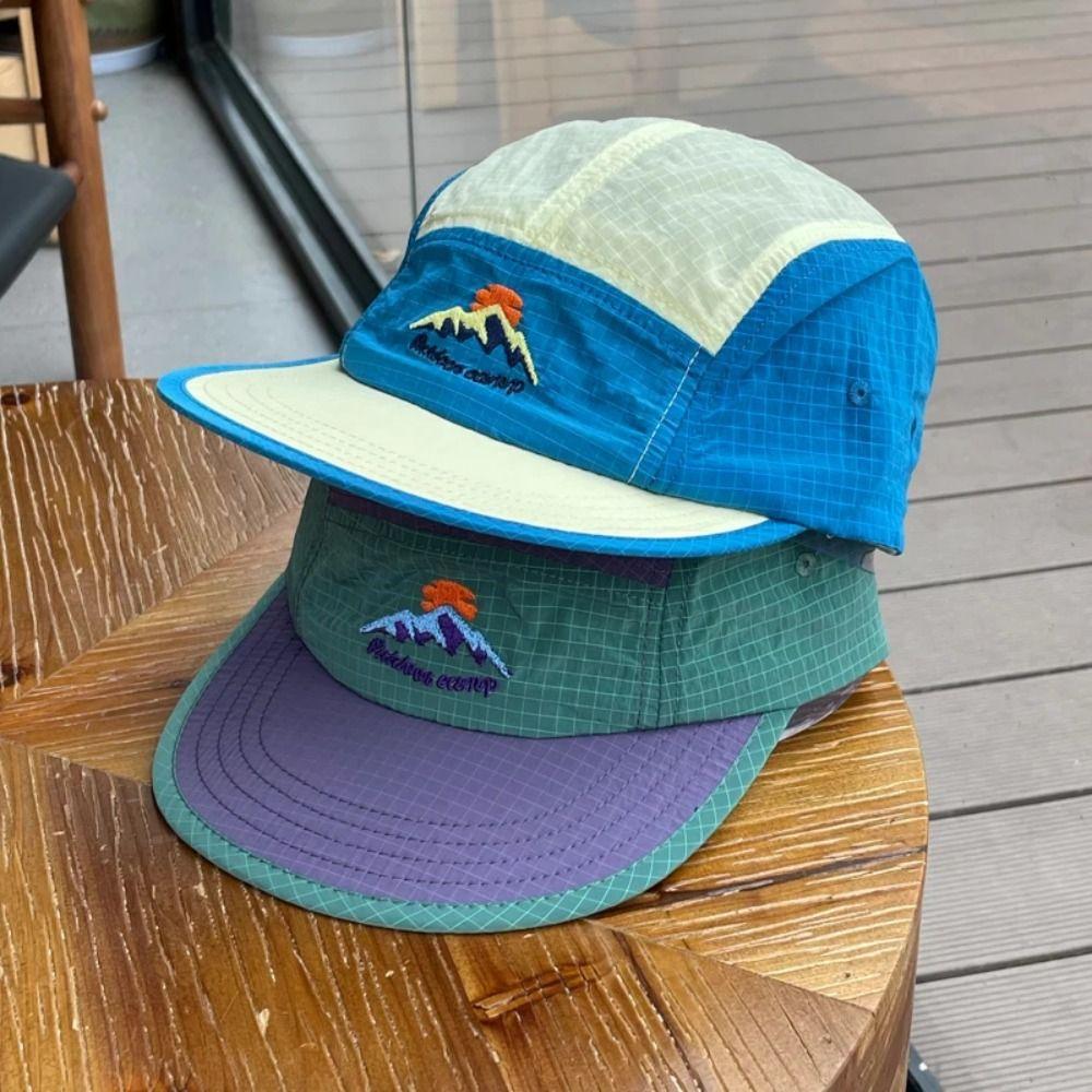 Color Matching Men's Summer Hats Quick-drying Hiking Camping Hat Baseball Cap  Outdoor Sport