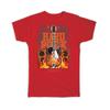 Gift T-Shirt : Hard Rock And Roll Guitar Fire Speakers Music Art Print Musician
