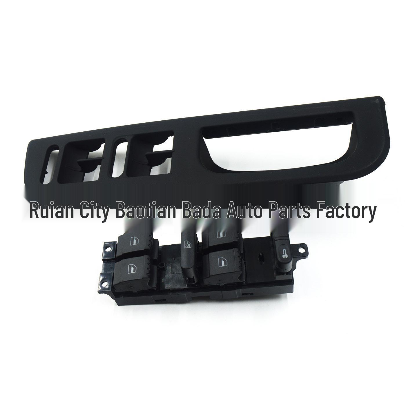 Volkswagen Car Window Switch Panel Set (3B1867171E, 1J4959857D) Non-plated Window Switch with Panel