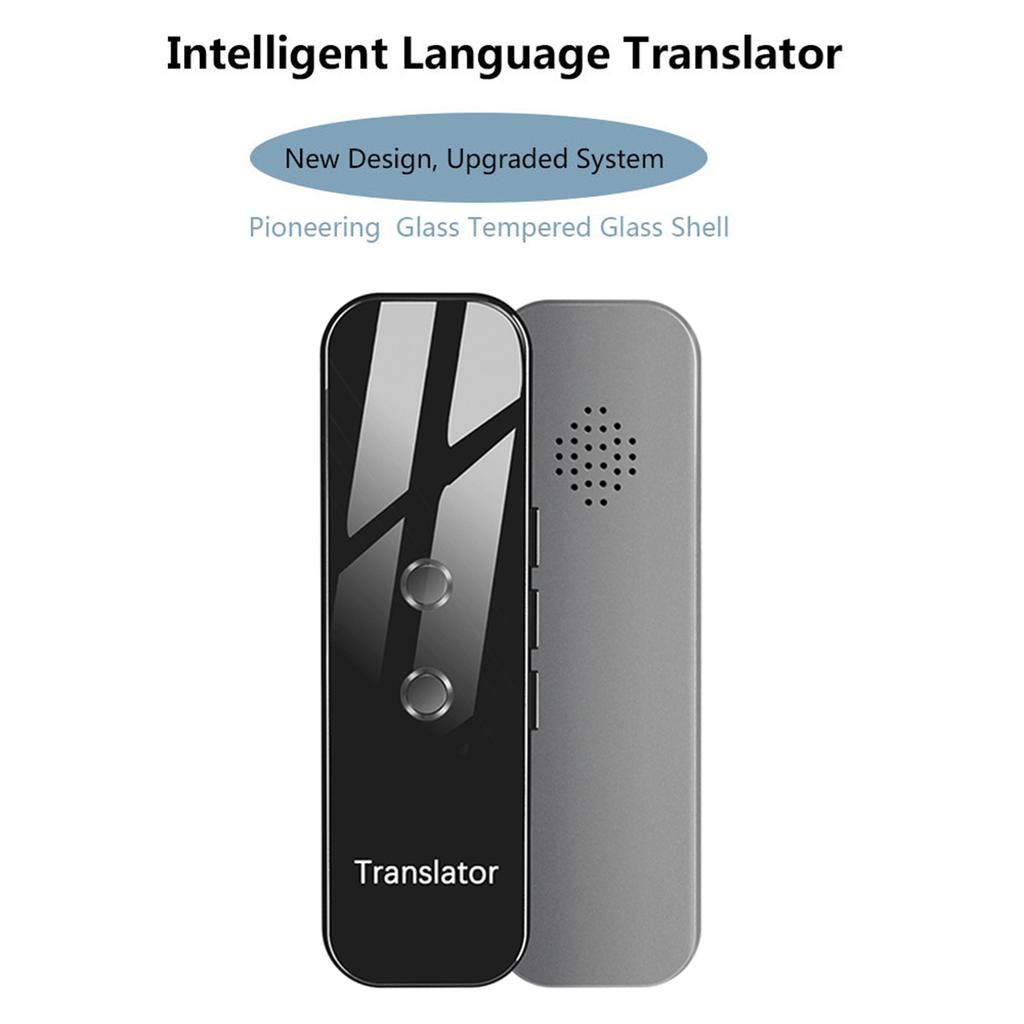 Language Translator, -thin Zinc Alloy and Tempered Glass Housing, Real-Time Translation of More Than 70 Languages, 4.2, Battery Li