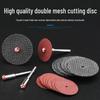 Ultra-Thin Double Mesh Resin Cutting Disc for Electric Grinders - Ideal for Jade and Metal Grinding
