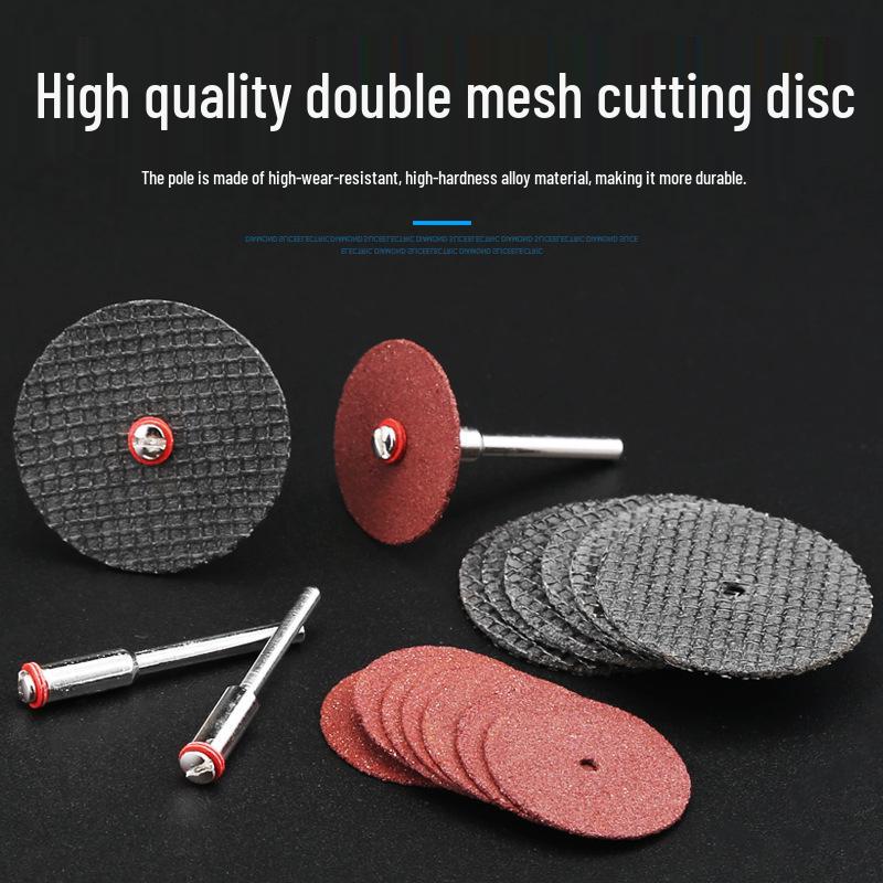 Ultra-Thin Double Mesh Resin Cutting Disc for Electric Grinders - Ideal for Jade and Metal Grinding
