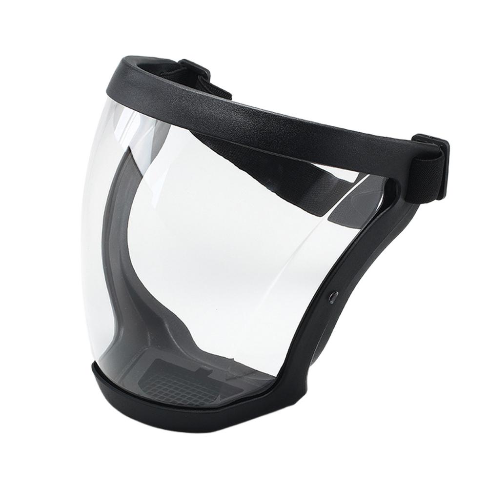 Anti Fog riding Face Shield Reusable Transparent Masque Cover Safety Protection Reusable No Fogging Transparent Face Shield