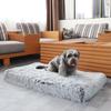 Luxurious Cozy Square Plush Large Dog Bed Thickened Washable Pet Sofa Bed with Non-Slip Detachable Cover Pet Indoor Furniture
