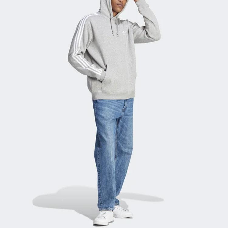 Adidas Originals Adicolor Classics 3-Stripes Hoodie Men Hoodies Gray IL2496