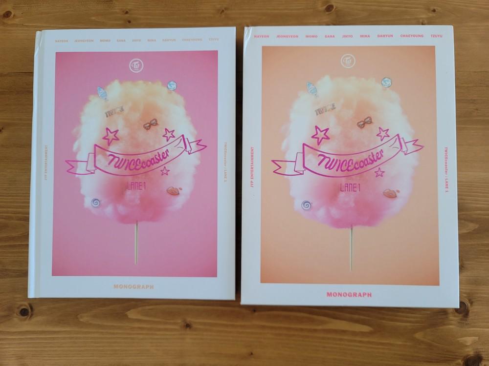 

[USED] TWICE coaster LANE1 TT monograph trading card DVD