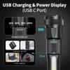1 PCS Multifunctional Flashlight with Variable Focus and High Brightness Rechargeable LED, Equipped with 6 Lighting Modes and COB Side Lights