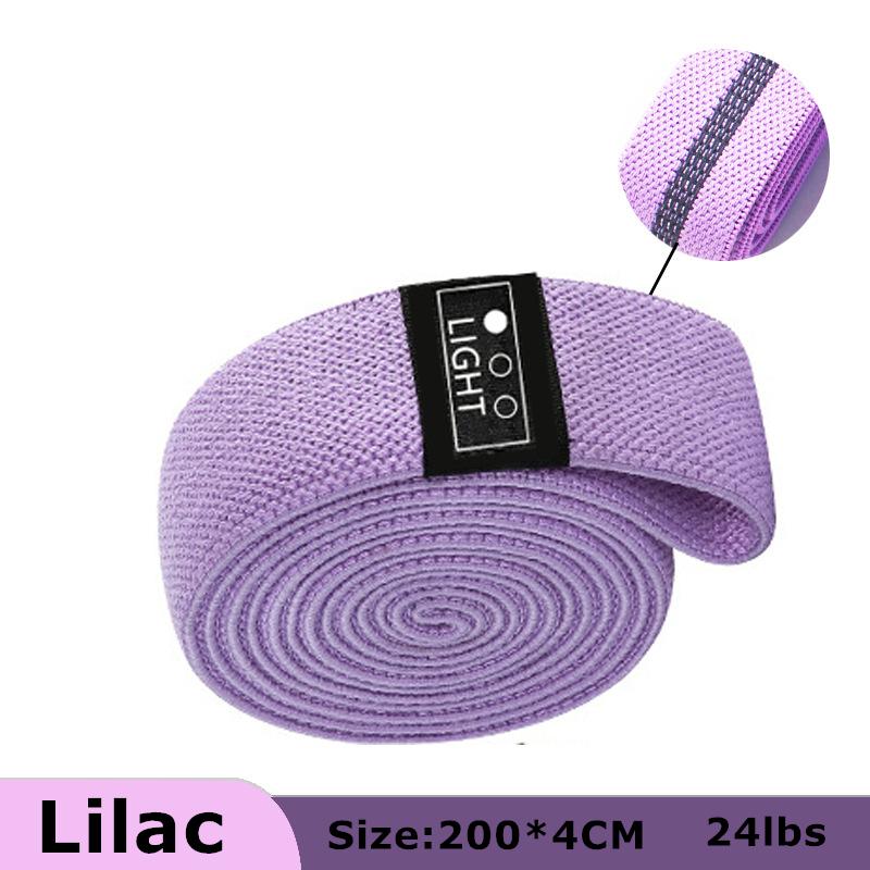 105lb Long Resistance Loop Band Collection Unisex Fitness Yoga Elastic Bands Hip Circle Thigh Squat Band Workout Gym Equipment for Home