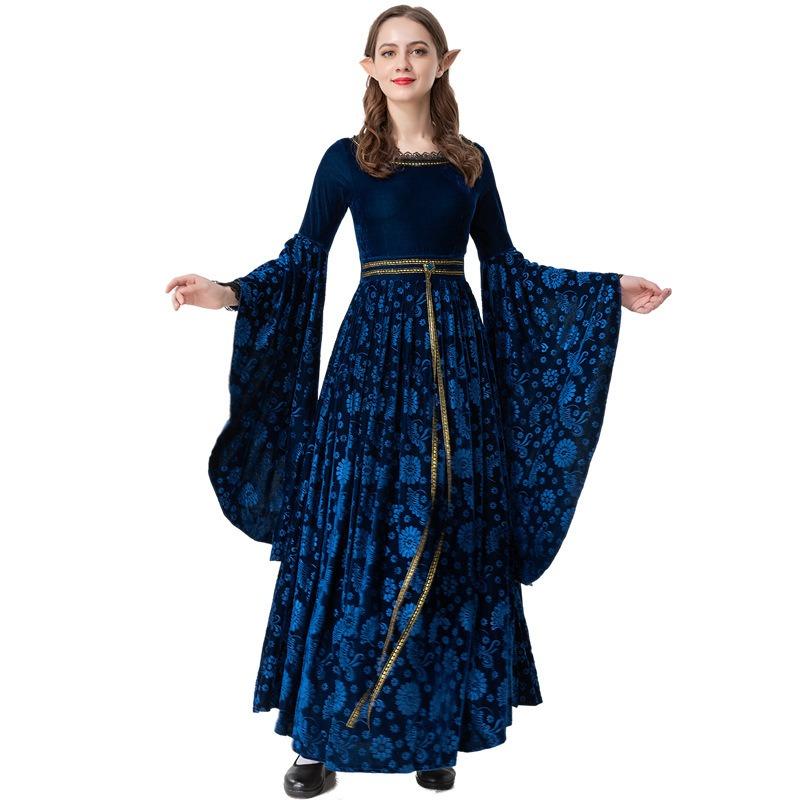 Halloween queen costume queen costume medieval adult female aristocracy European retro court elf costume