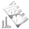 Thread Checker Screw Measurement Ruler Stainless Steel Calipers Metric Gauge Tool For Measuring Screw Pitch Bit Bolt M1.7-M18