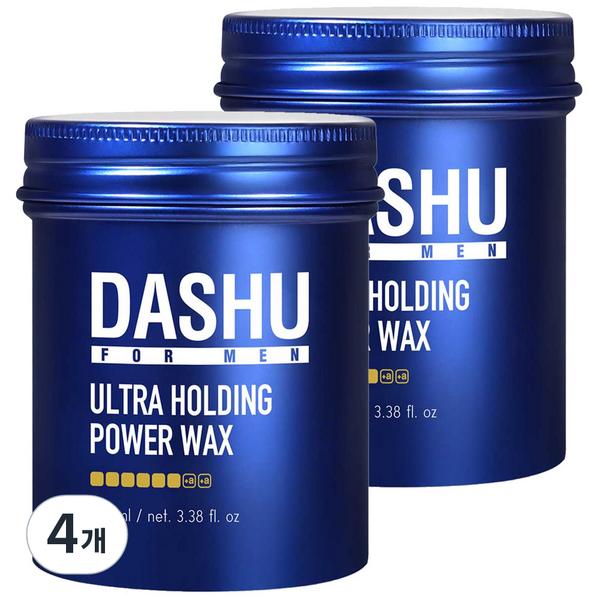 

Dashu for Men Premium Ultra Holding Power Wax, 100ml, 4 pieces, Korea best mens hair products