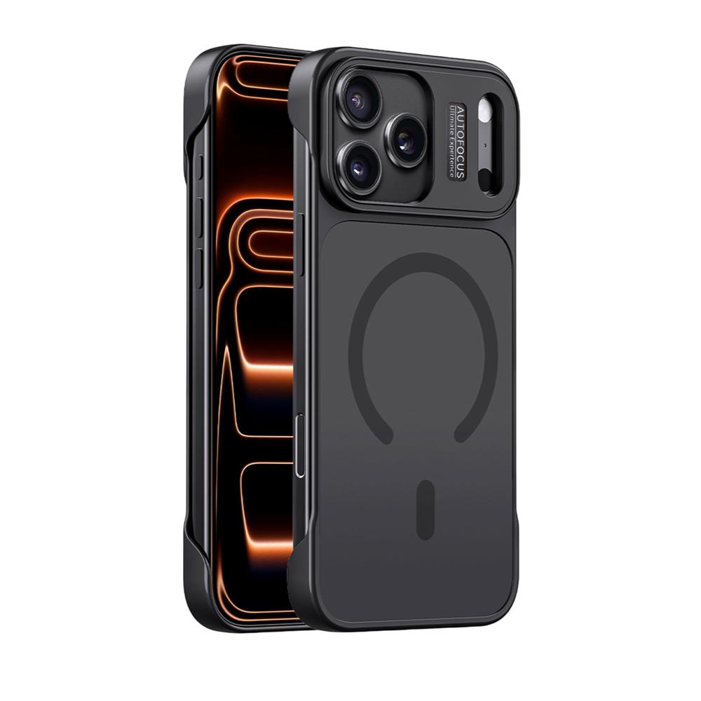 Frameless AG Matte For Magsafe Magnetic Phone Case For iPhone 17 16 Plus 15 14 13 12 11 Pro Max Wireless Charging Hard PC Cover