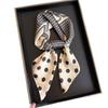 New polka dot simulation silk printing silk scarf square scarf high-end shawl sunscreen neck small square scarf headscarf scarf women