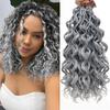 10”Gogo Curl Crochet Hair Short Curly Crochet Hair for Women Pre Looped Ocean Wave Crochet Hair Water Wave Crochet Braiding Hair