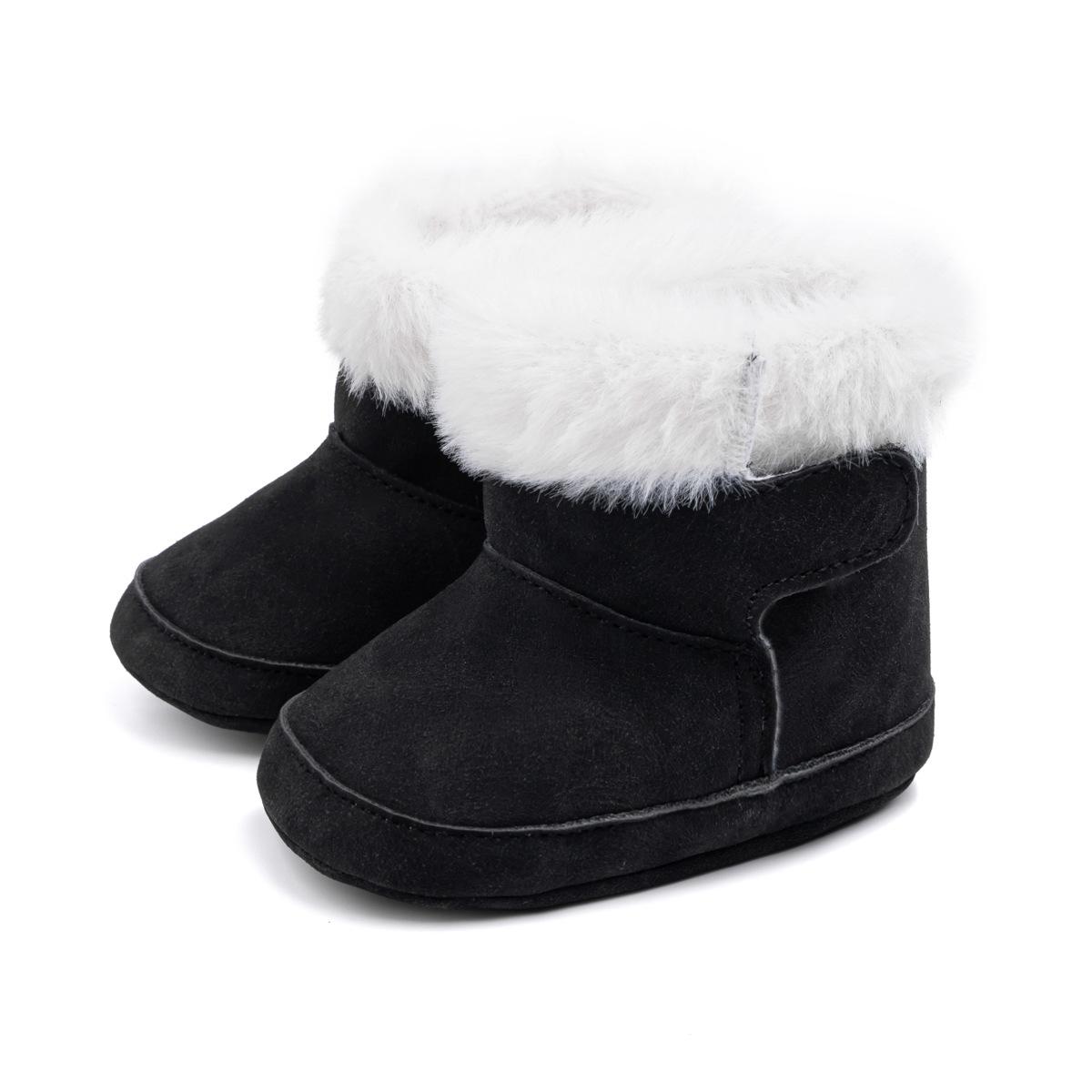 2025 New Baby Walker Shoes - Autumn/Winter Velcro, Velvet, Versatile Shoes