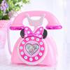 Just Play Disney Junior Minnie Mouse Ring Me Rotary Style Cell Phone with Lights and Sounds, Pink, Ages 3+
