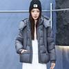 Puff ribs jacket padded jacket small zipper new fashion double short bread clothing European hooded cotton clothing women's winter