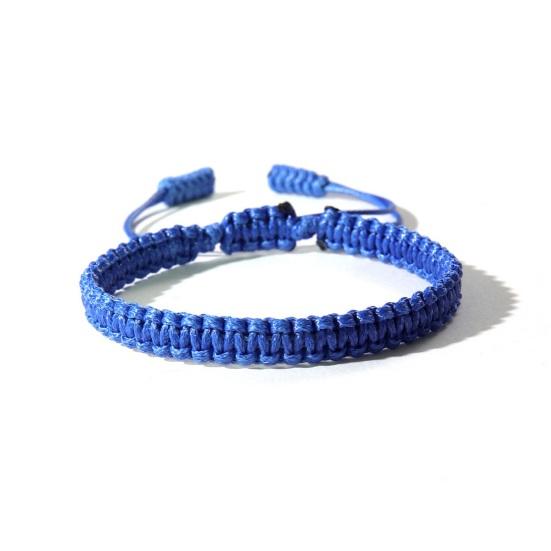Unisex Håndtau Justerbart Håndlaget Flettet Ensfarget Tykt Bruddsikkert Lett Stablebart Armbånd Symbolske Farger