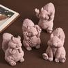 3D Squirrel Candle Mold DIY Cute Animal Craft Making Tool Aromath Soap Plaster Resin Silicone Casting Molds Home Decor Art Gifts