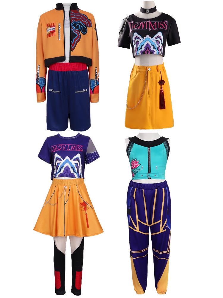 K-POP Demon Hunter Girl Group Cosplay Costume - Lumi, Mila & Zoe Inspired Outfit