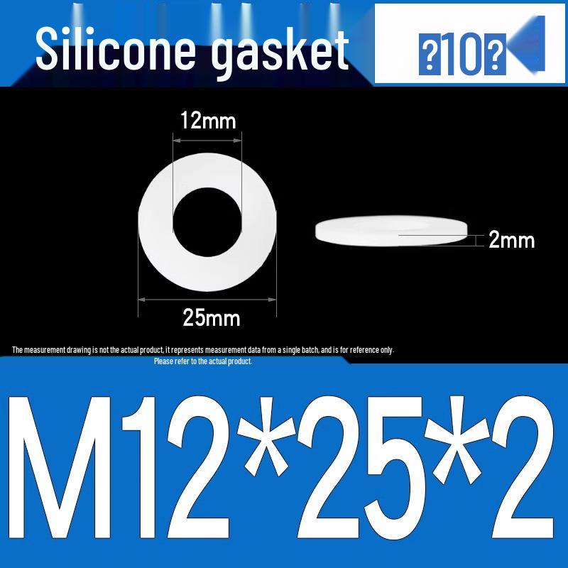 Silicone High-Temp Waterproof Gasket & Shock Absorbing Seal Pad
