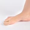 Breathable Toe Protector: Single Hole SEBS Sleeve with Adhesive & Cloth, Closed End, Bunion Separator.
