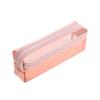 New Nylon Mesh Double-layer Pencil Case Student Special Stationery Bag Portable Transparent Dirt-resistant Pencil Case